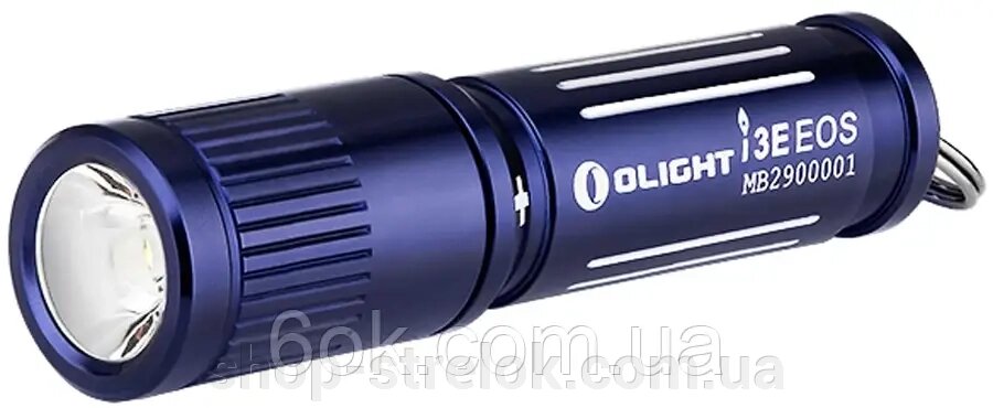 Ліхтар-брелок Olight I3E EOS. Regal blue від компанії Магазин «СТРІЛОК» - фото 1