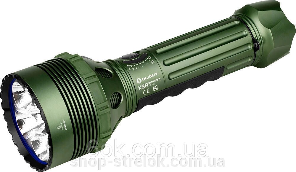 Ліхтар Olight X9R Marauder OD Green від компанії Магазин «СТРІЛОК» - фото 1