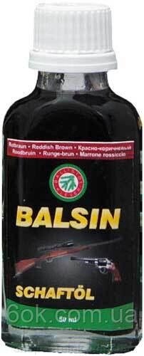 Мастило для догляду за деревом Balsin 50мл. Червоно-коричневе від компанії Магазин «СТРІЛОК» - фото 1