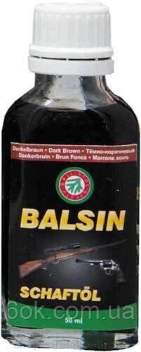 Мастило для догляду за деревом Balsin 50мл. Темно-коричневе від компанії Магазин «СТРІЛОК» - фото 1