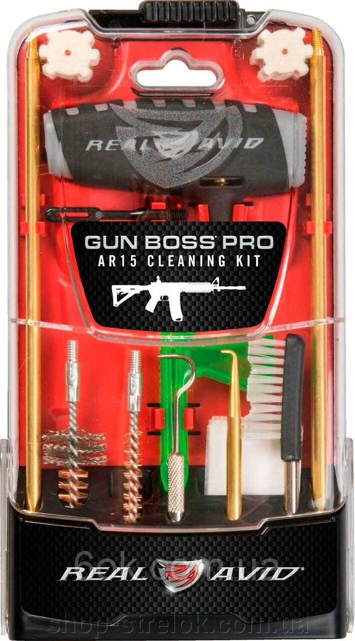 Набір для чистки Real Avid Gun Boss Pro AR-15 Cleaning Kit від компанії Магазин «СТРІЛОК» - фото 1