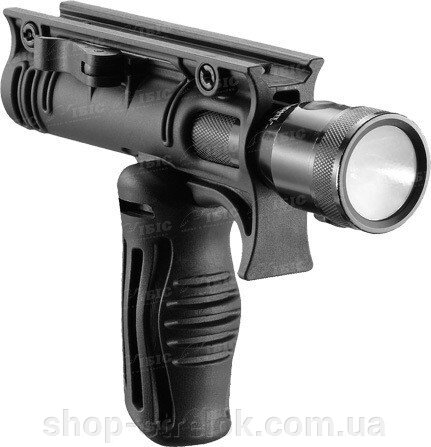 Передня Рукоятка FAB Defense FFA-T4 складная з кріпленням для ліхтарів 30 мм від компанії Магазин «СТРІЛОК» - фото 1