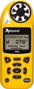 Метеостанція Kestrel 5500 Weather Meter Bluetooth. Колір - Жовтий. В комплекті флюгер та чохол