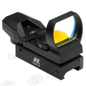 D4B Коліматор NcStar Red 4 Reticle Black #