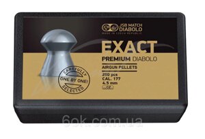 Кулі пневматичні JSB Exact Premium. Кал. 4.52 мм. Вага - 0.54 р. 200 шт/уп
