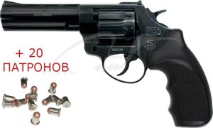 Револьвер під патрон Флобера STALKER 4.5" S черн. рук.