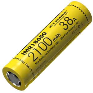 Акумулятор IMR18650 (2100mAh, 38A)