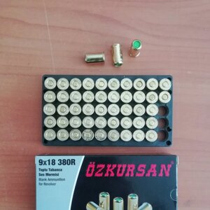 Патрон Ozkursan 9 мм. холостий револьверний