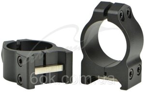 Кільця Warner. Maxima Fixed Rings. d - 25.4 мм Low. Weaver/Picatinny