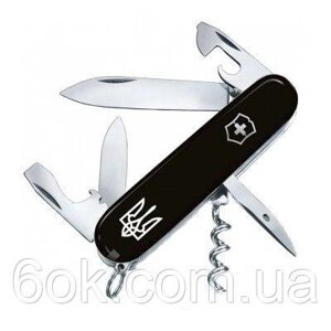 Ніж Victorinox Spartan Ukraine 1.3603.3R1 тризуб чорний (бонусний)