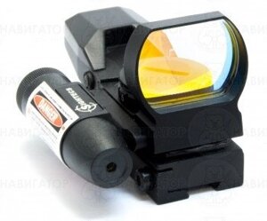 Коліматорний приціл SightecS Laser Dual Shot Reflex Sight відкритий (FT13002-DT)