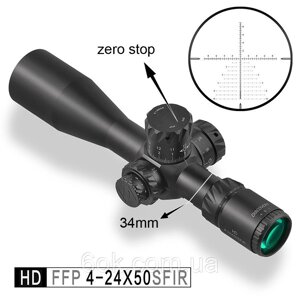 Discovery Optics HD/34 4-24X50SFIR Zero Stop FFP