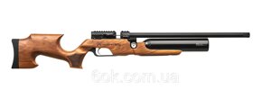 Пневматична PCP- гвинтівка Aselkon MX6 Matte Black кал. 4.5 дерево