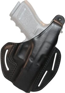 Кобура BLACKHAWK 3-SLOT PANCAKE HOLSTER для Glock 19/23/32/36 шкіра ц: чорний
