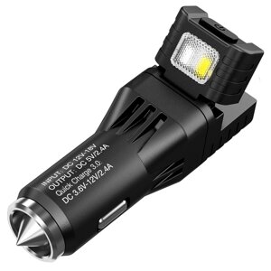 Багатофункціональний ліхтар від прикурювача і автомобільний зарядний пристрій Nitecore VCL10