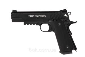 Пневматичний пістолет Umarex Colt M45 CQBP BLACK Blowback кал. 4,5 мм