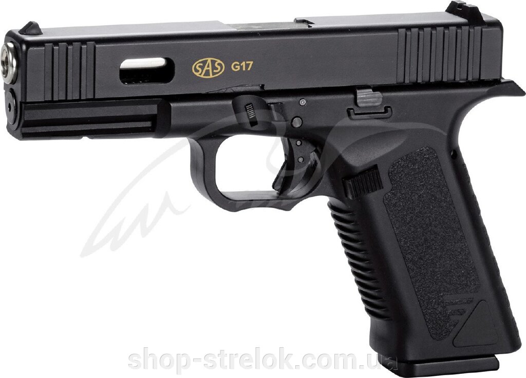 Пістолет пневматичний SAS G17 (Glock 17) Blowback від компанії Магазин «СТРІЛОК» - фото 1