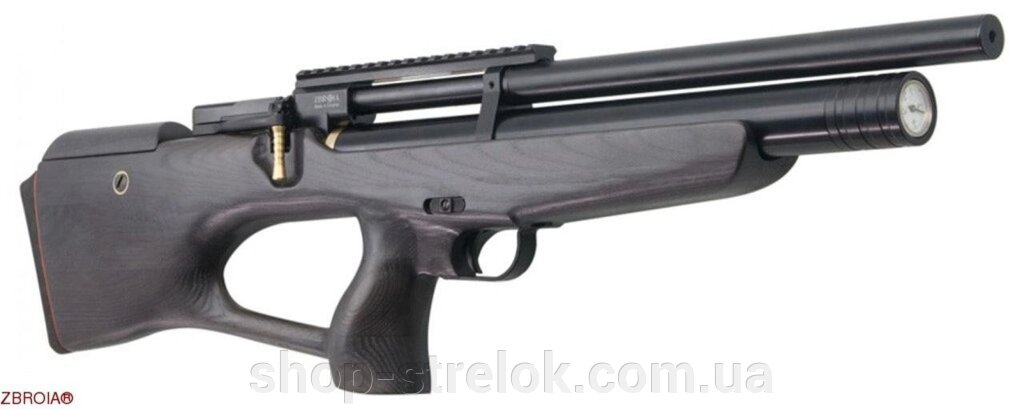 Пневматична гвинтівка PCP Козак 330/180 (кал. 4,5 мм, чорний/чорний) від компанії Магазин «СТРІЛОК» - фото 1