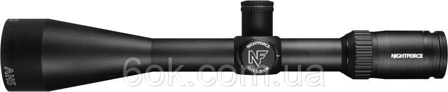 Приціл Nightforce SHV 5-20x56 F2 ZeroSet 0.250 MOA сітка MOAR з підсвічуванням від компанії Магазин «СТРІЛОК» - фото 1