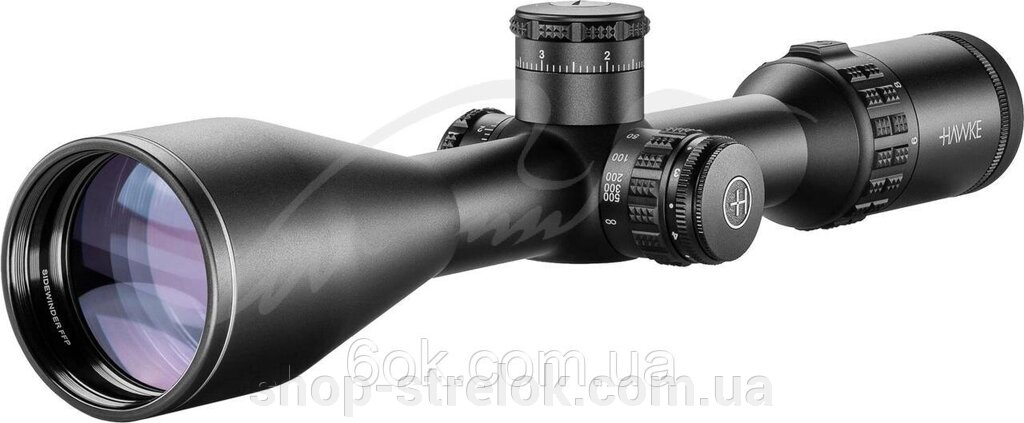 Приціл оптичний Hawke Sidewinder 6-24x56 SF FFP сітка Half Mil з підсвіткою від компанії Магазин «СТРІЛОК» - фото 1