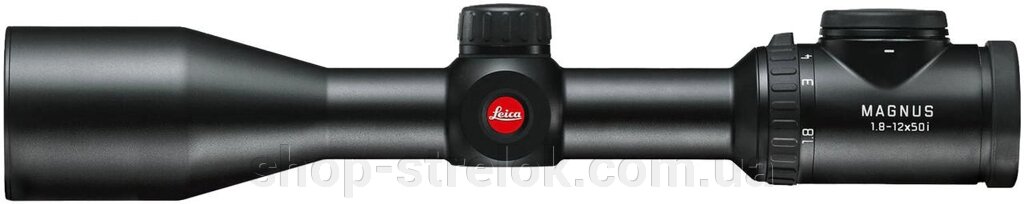 Приціл оптичний Leica Magnus 1,8-12x50 прицільна сітка L- Ballistic з підсвічуванням від компанії Магазин «СТРІЛОК» - фото 1