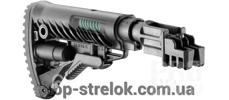 Приклад FAB Defense для AK 47/74 телескопічний . Колір - чорний від компанії Магазин «СТРІЛОК» - фото 1