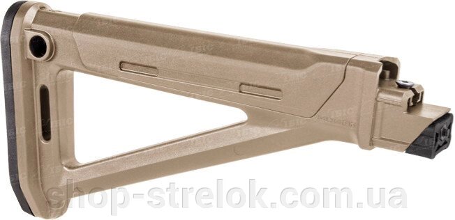 Приклад Magpul MOE AK Stock АК47/74 (для штампованої версії) пісочний від компанії Магазин «СТРІЛОК» - фото 1