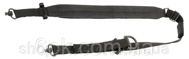 Ремінь рушничний Leapers Bolla 2/1-точковий з QD-антабками. Чорний від компанії Магазин «СТРІЛОК» - фото 1