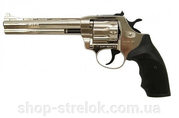 Револьвер флобера Alfa mod. 461 4 мм нікель/пластик від компанії Магазин «СТРІЛОК» - фото 1