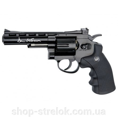 Револьвер пневм. ASG Dan Wesson 4" Black 4,5 мм від компанії Магазин «СТРІЛОК» - фото 1