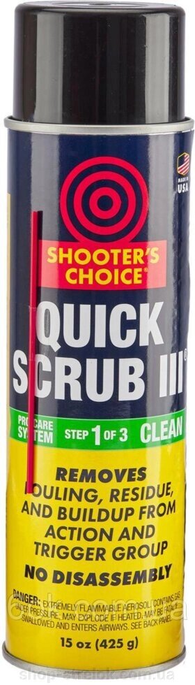 Розчинник Shooters Choice Quick-Scrub III — Cleaner/ Degreaser. Об'єм — 425 г. від компанії Магазин «СТРІЛОК» - фото 1