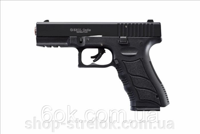 Сигнальний пістолет EKOL Gediz (чорний) від компанії Магазин «СТРІЛОК» - фото 1