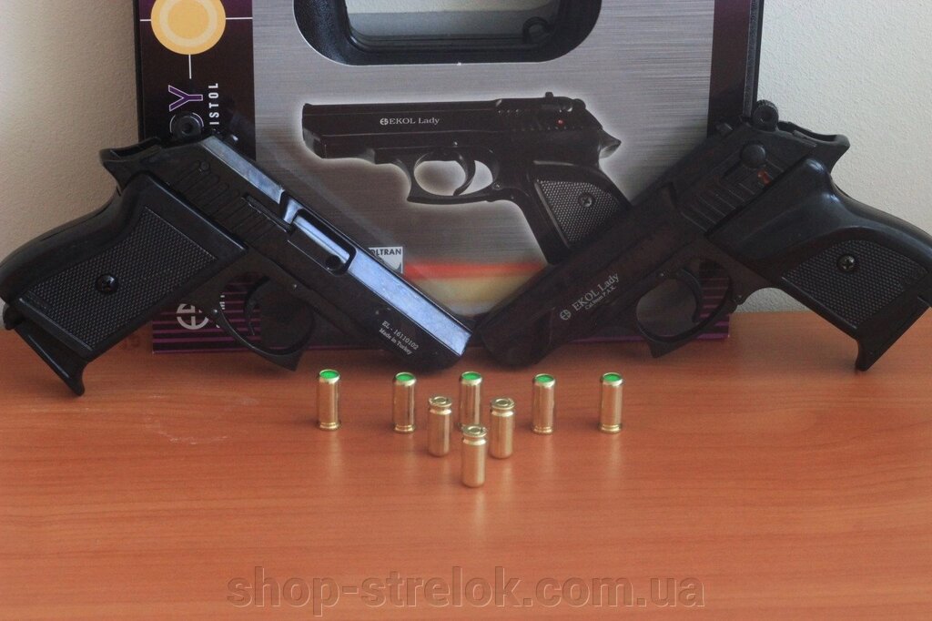 Сигнальний пістолет EKOL LADY (чорний) від компанії Магазин «СТРІЛОК» - фото 1