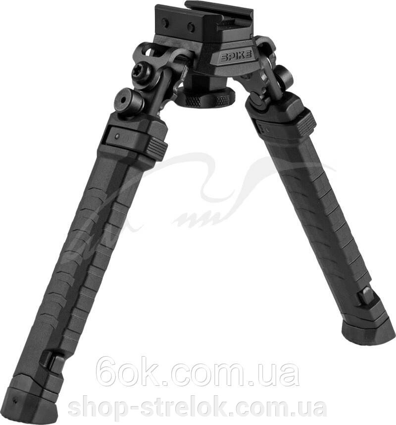 Сошки FAB Defense SPIKE (180-290 мм) Picatinny. К: чорний від компанії Магазин «СТРІЛОК» - фото 1