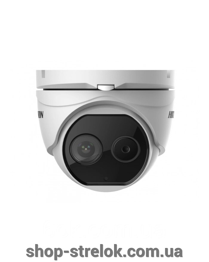 Тепловізійна Двоспектральна Купольна Камера Hikvision DS-2TD1217B-6/PA від компанії Магазин «СТРІЛОК» - фото 1