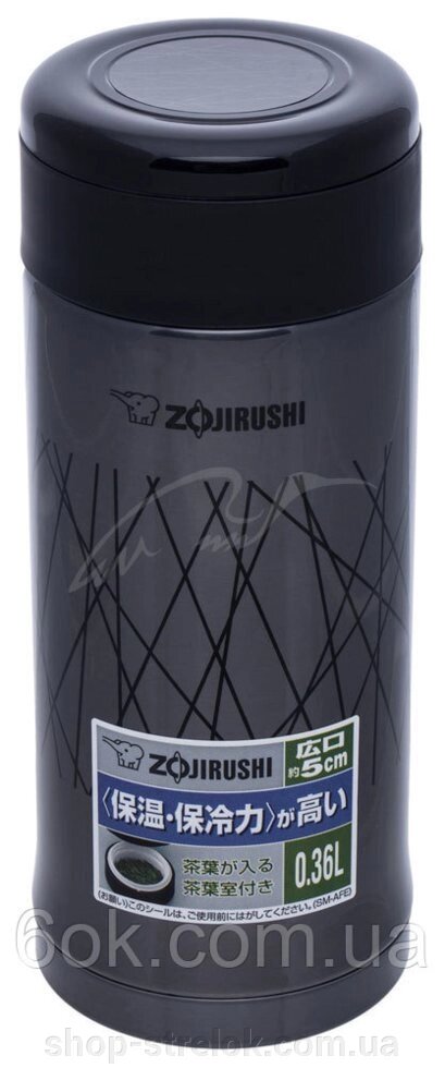 Термокружка ZOJIRUSHI SM-AFE35BF 0.35 л ц: чорний від компанії Магазин «СТРІЛОК» - фото 1