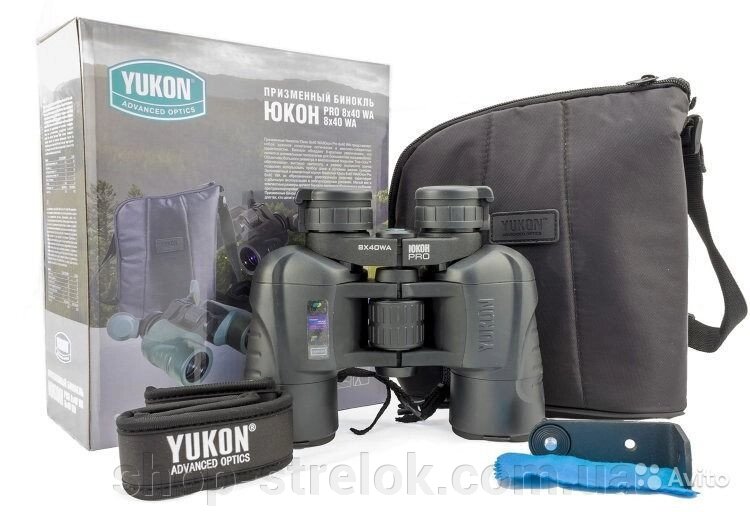 YUKON Pro 8х40 WA без світлофільтрів (дальномір. шкала, кришки eclipse) від компанії Магазин «СТРІЛОК» - фото 1
