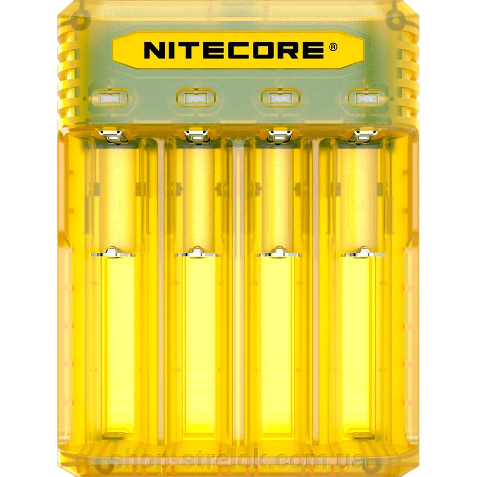 Зарядний пристрій Nitecore Q4 чотирьохканальна від компанії Магазин «СТРІЛОК» - фото 1