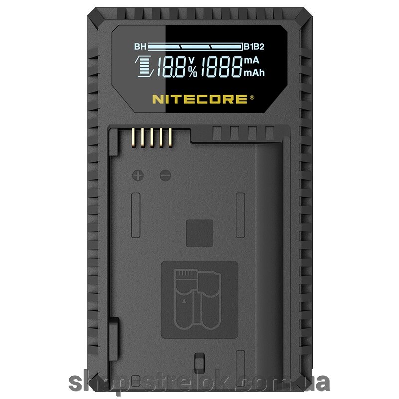 Зарядний устройстов USB Nitecore UNK1 для фототехніки Nikon від компанії Магазин «СТРІЛОК» - фото 1