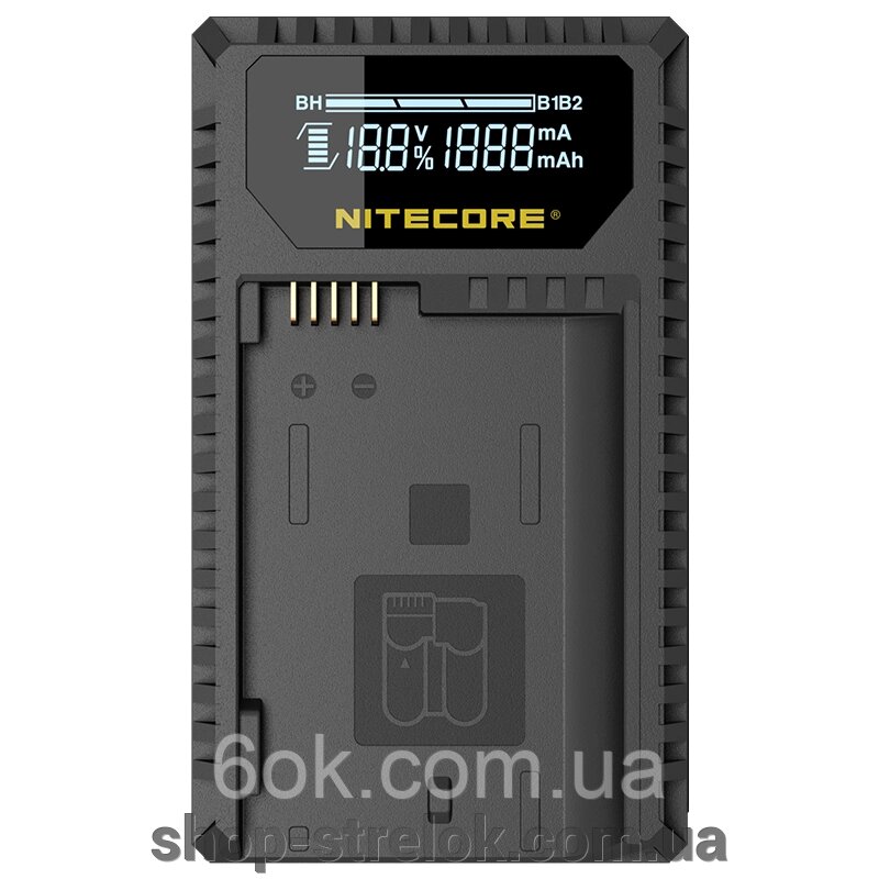 Зарядний устройстов USB Nitecore UNK1 для фототехніки Nikon від компанії Магазин «СТРІЛОК» - фото 1