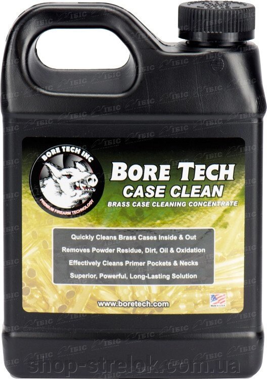 Засіб для чищення гільз Bore Tech CASE / CARTRIDGE CLEANER. Обсяг - 946 мл від компанії Магазин «СТРІЛОК» - фото 1