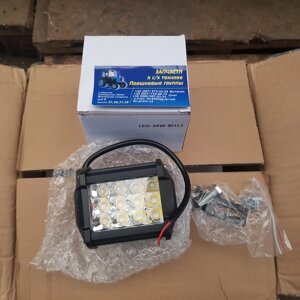 Фара LED прямокутна 36W, 12 ламп, 10/30V 6000K