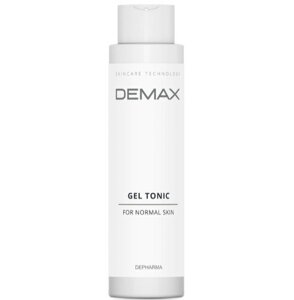 Гель-тонік для всіх типів з гіалуроновою кислотою демакс demax gel tonic for normal skin 500 мл