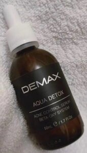 Сироватка для проблемної шкіри "Аква Детокс" Демакс 50 мл Aqua Detox acne control serum beta-Oxy system Demax 50 ml