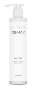 Антистресовий крем для обличчя Демакс 250 мл (Oil-free spf15) Antistress facial cream Demax