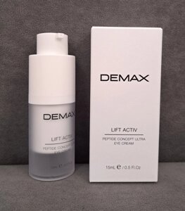 Заповнює пептидний крем під очі ліфт актив 15мл Demax lift activ eye defense cream peptide solution