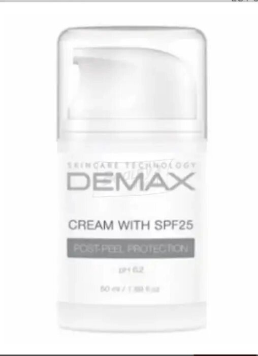Постпілінговий захисний крем з SPF 25 демакс Demax post-peel protection cream with spf25 - замовити
