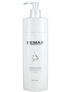 Що очищає гель 500 мл Демакс для комбінованої шкіри з АНА demax derma-norm cleansing gel + AHA