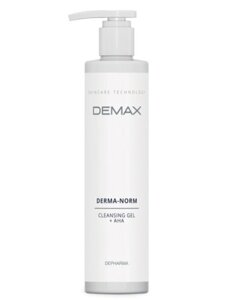 Гель, що очищає 250 мл Демакс для комбінованої шкіри з АНА demax derma-norm cleansing gel + AHA