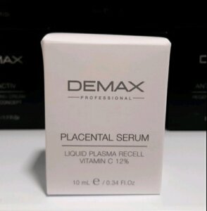 Плацентарна сироватка з вітаміном С "рідка плазма" 10мл Demax placental serum liquid plasma recell